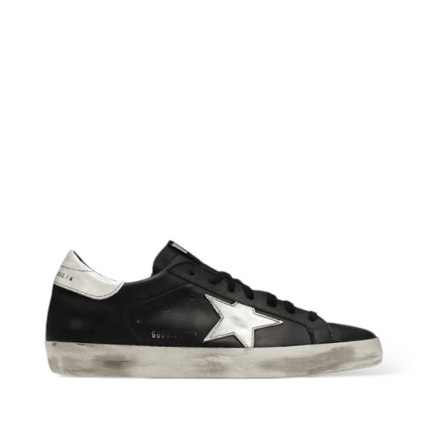 GOLDEN GOOSE SUPER STAR 'BLACK WHITE LEATHER'