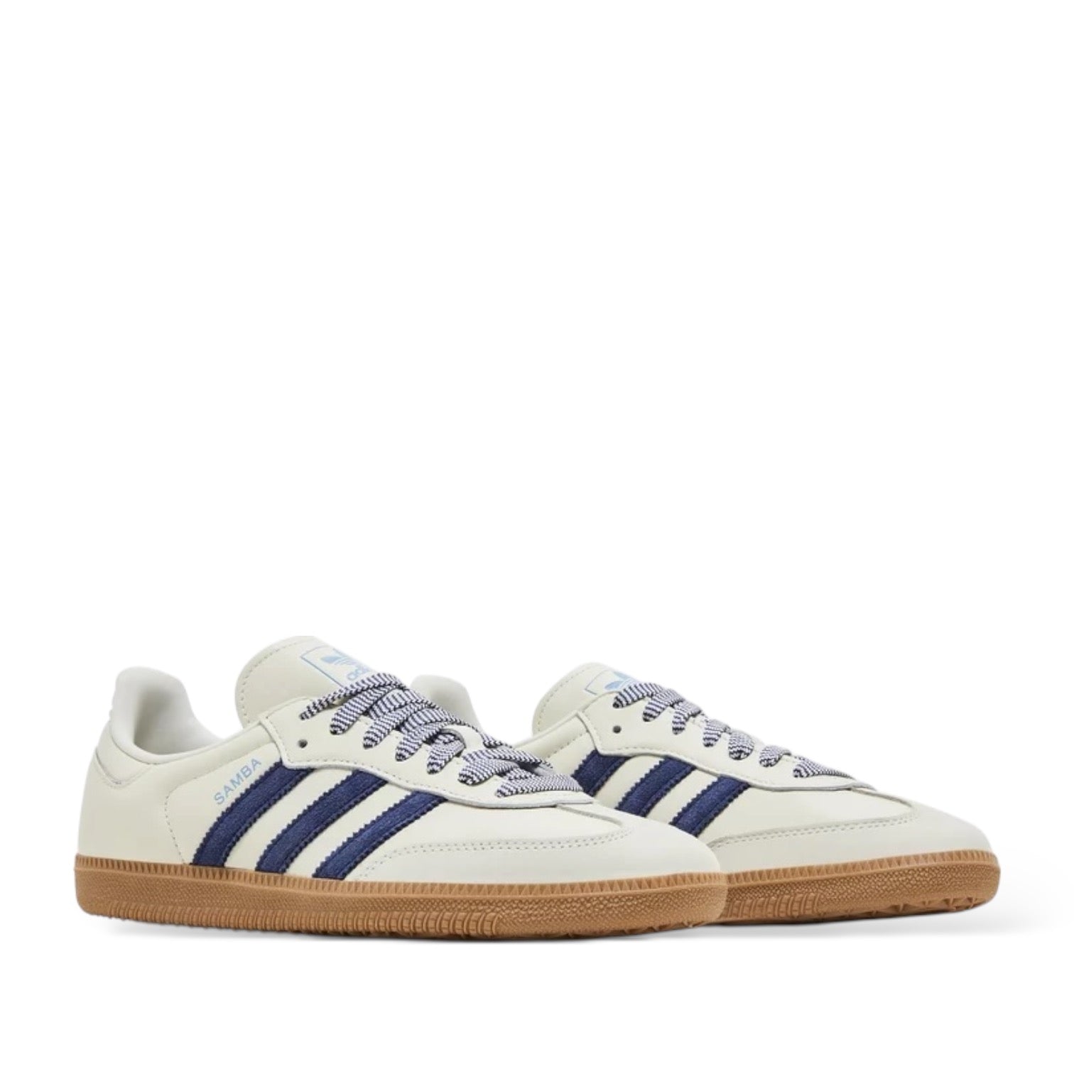 ADIDAS SAMBA 'OFF-WHITE DARK BLUE'