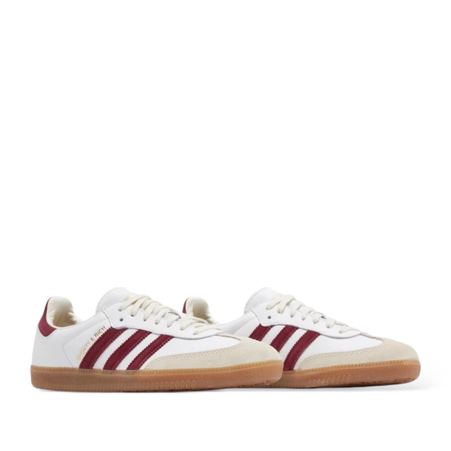 ADIDAS SAMBA 'SPORTY & RICH WHITE COLLEGIATE BURGUNDY'