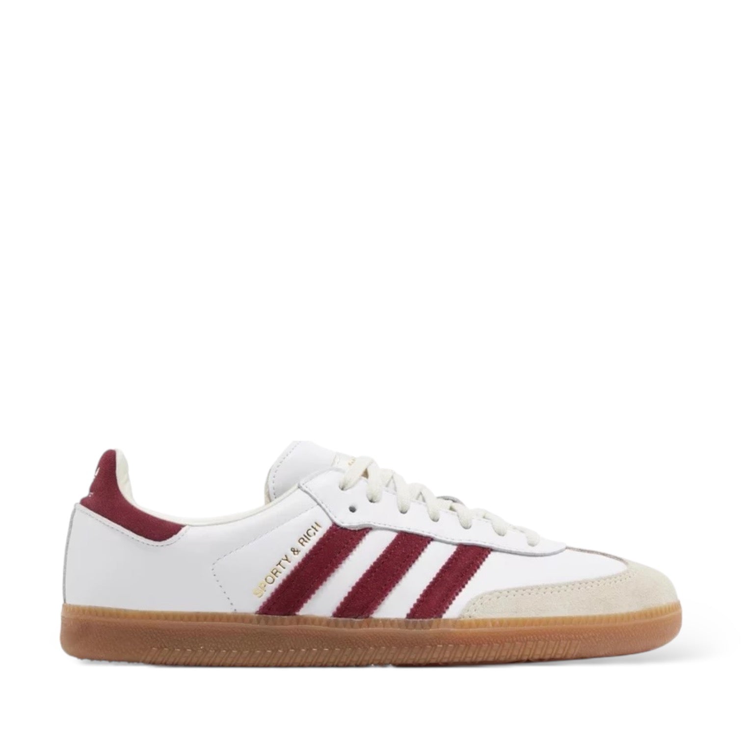 ADIDAS SAMBA 'SPORTY & RICH WHITE COLLEGIATE BURGUNDY'