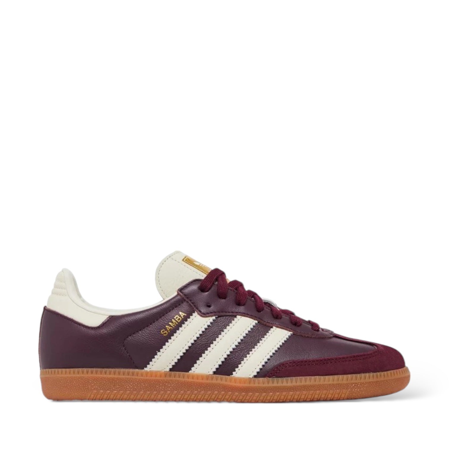 ADIDAS SAMBA OG 'MAROON GOLD METALLIC'
