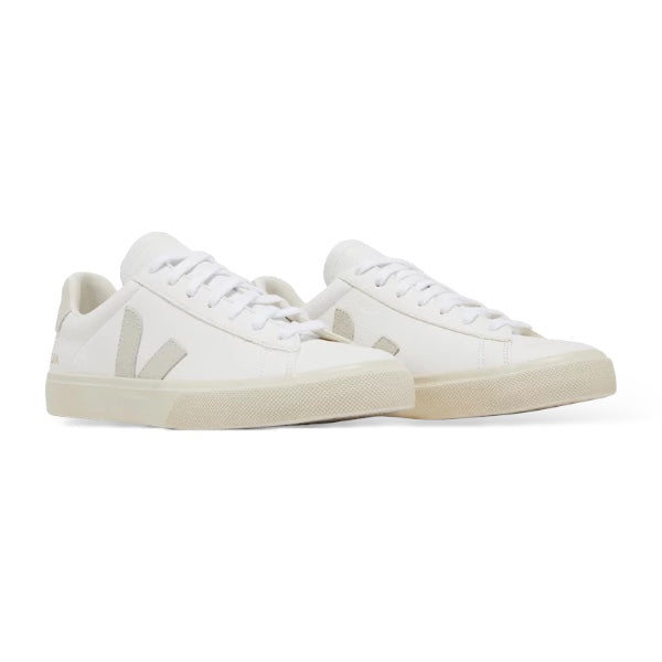 VEJA CAMPO LOW CHROMEFREE LEATHER 'WHITE NATURAL'