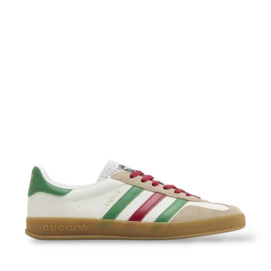 ADIDAS X GUCCI 'GAZELLE WHITE GREEN RED'