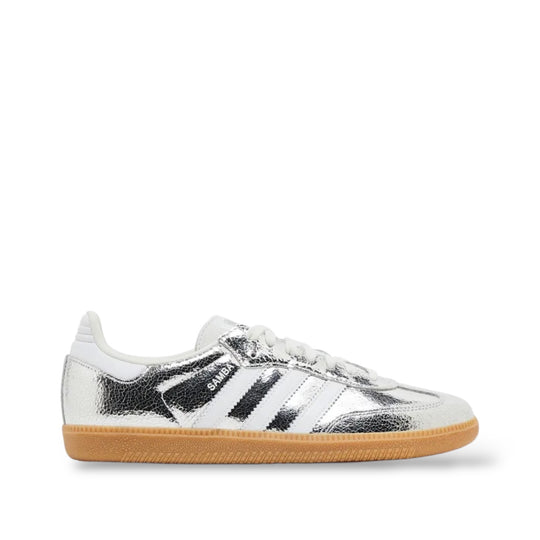 ADIDAS SAMBA OG 'SILVER METALLIC CRACKED LEATHER'