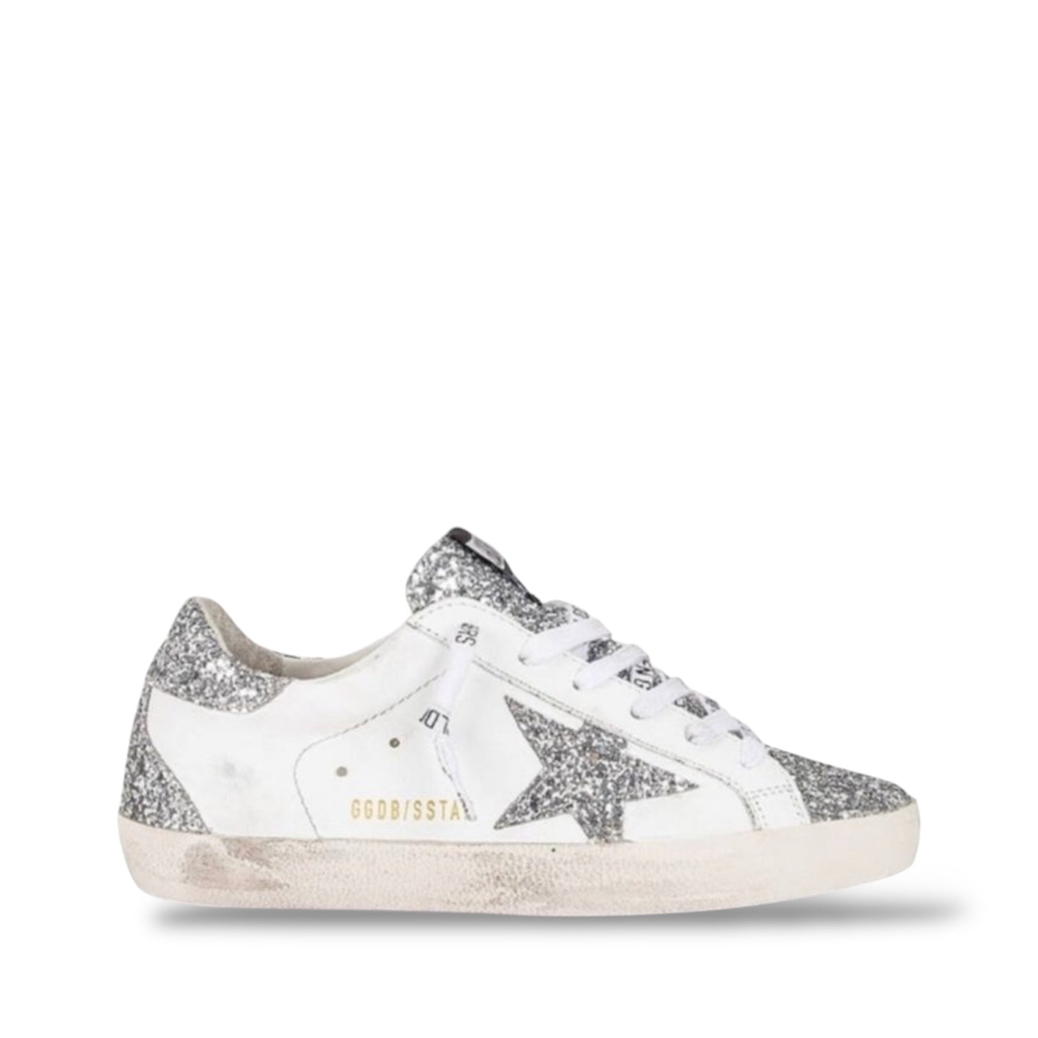 GOLDEN GOOSE 'SUPER STAR WHITE GREY'