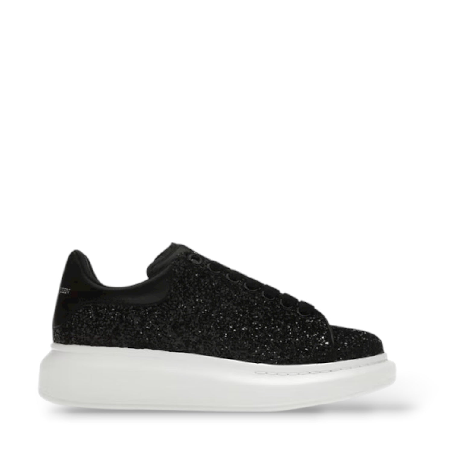 ALEXANDER MCQUEEN OVERSIZED 'BLACK GLITTER'
