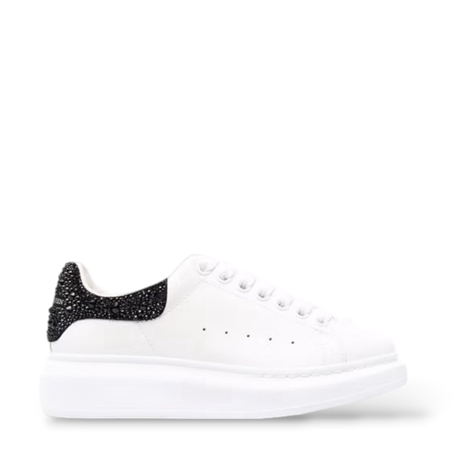 ALEXANDER MCQUEEN OVERSIZED 'WHITE BLACK GLITTER'