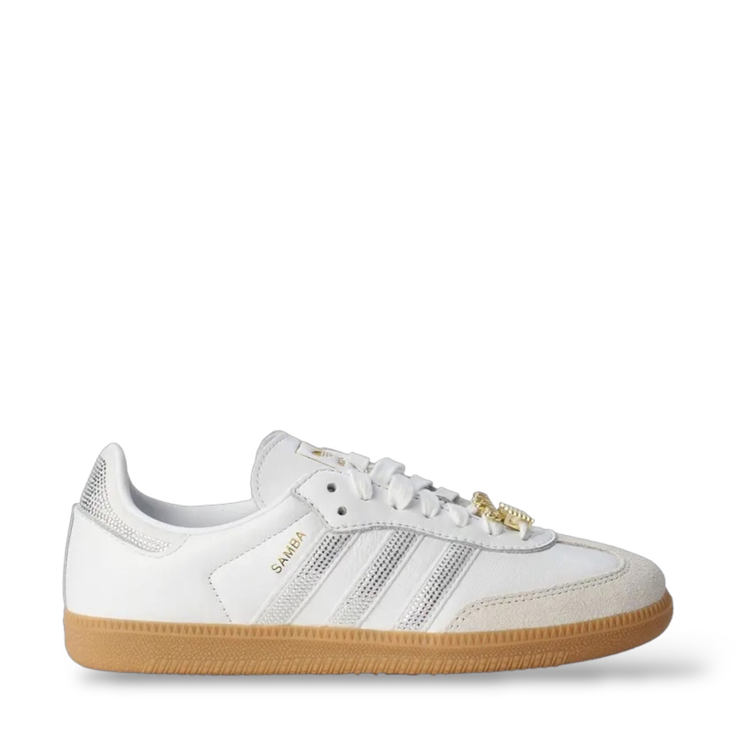 ADIDAS SAMBA OG 'RHINESTONE WHITE SILVER'