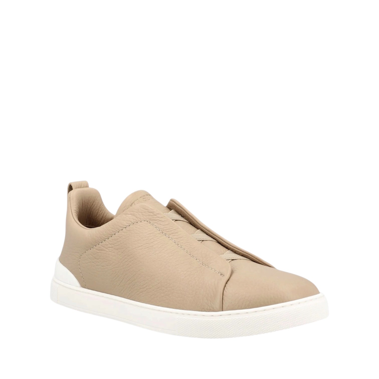 ZEGNA TRIPLE STICH 'LIGHT BROWN GRAY'