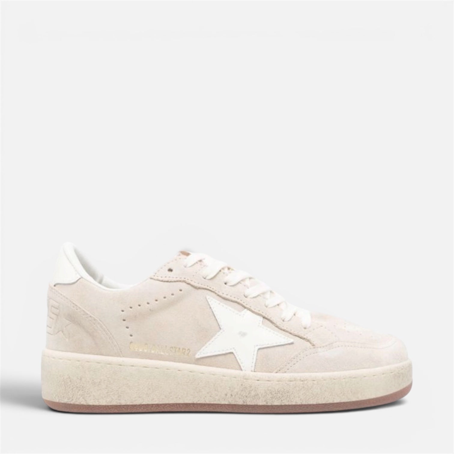 GOLDEN GOOSE BALL STAR 'BEIGE WHITE'