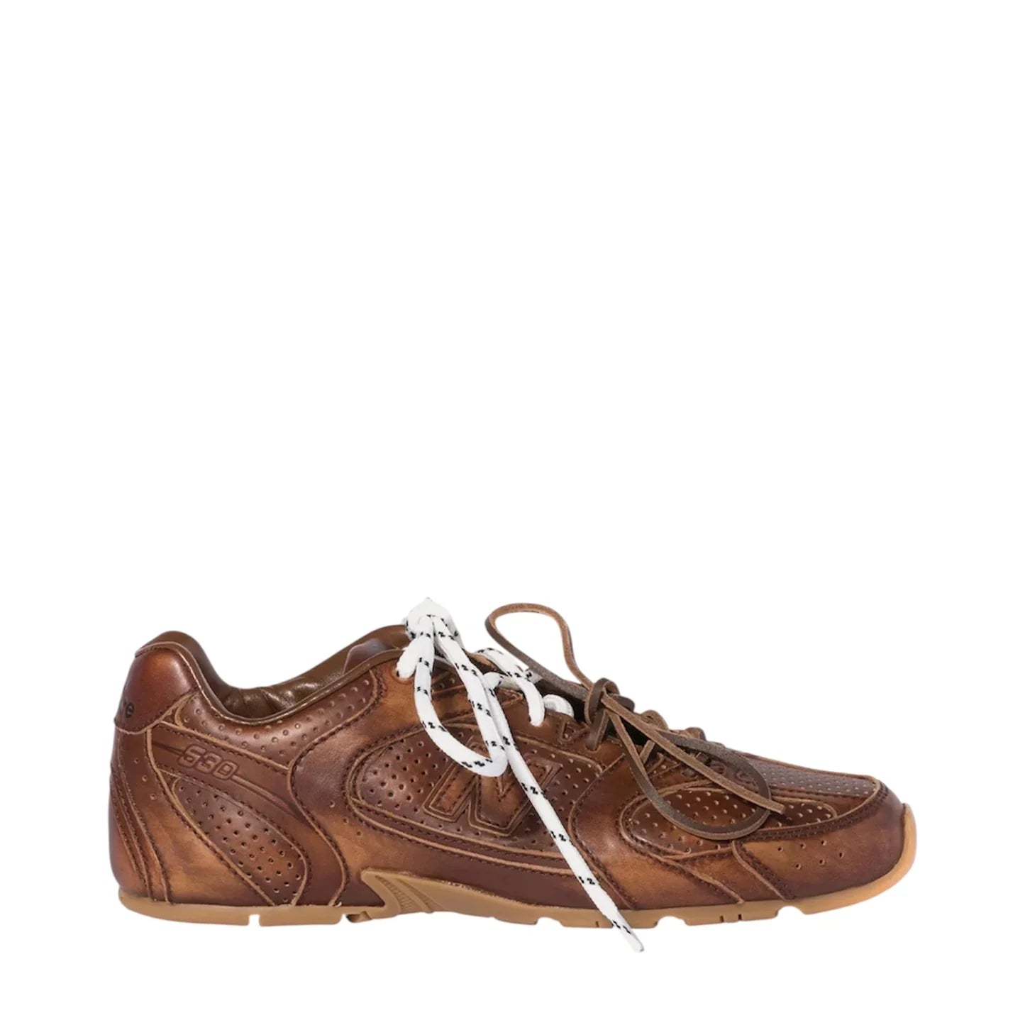 NEW BALANCE MIU MIU 530 'LEATHER BROWN'