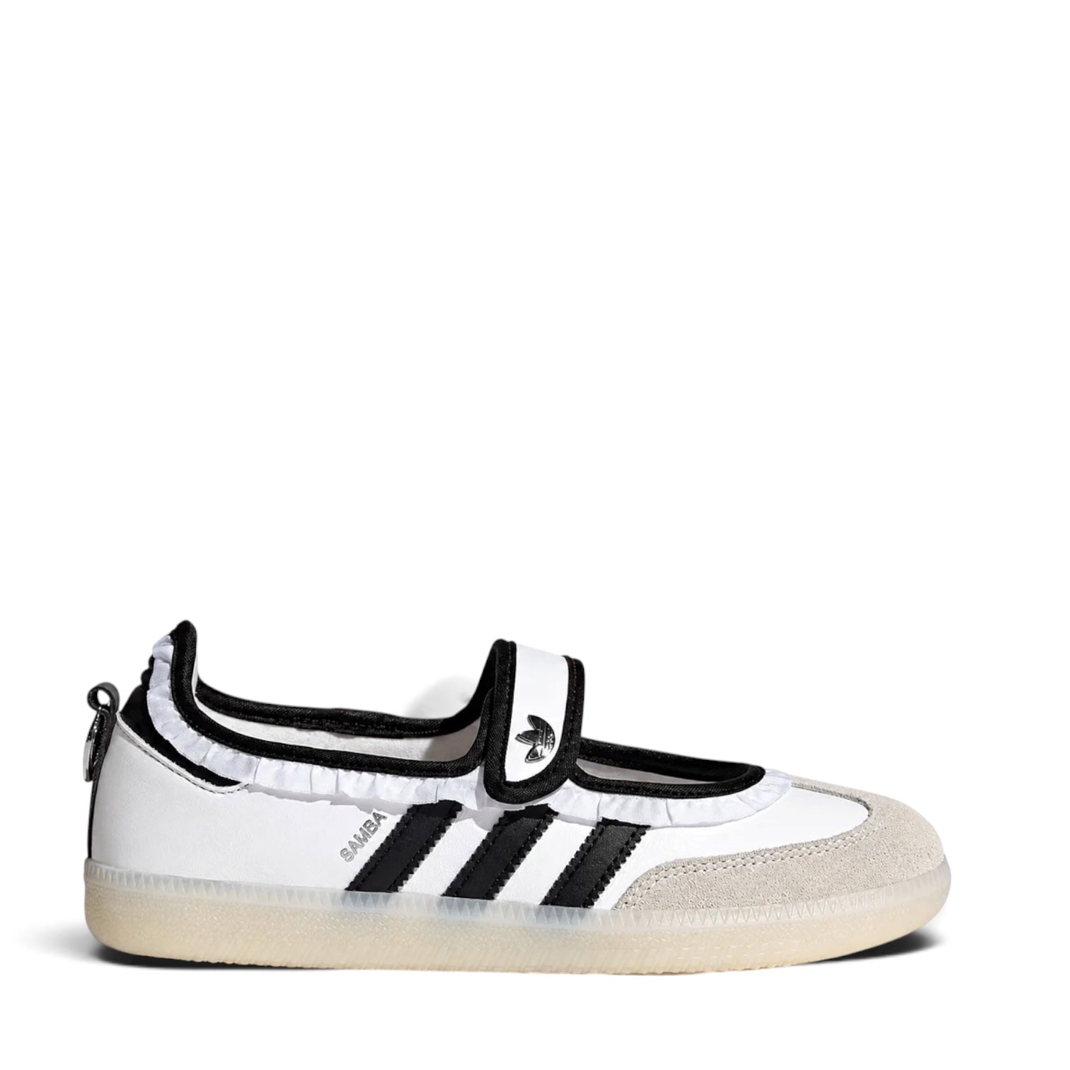 ADIDAS SAMBA JANE 'WHITE BLACK RUFFLE'