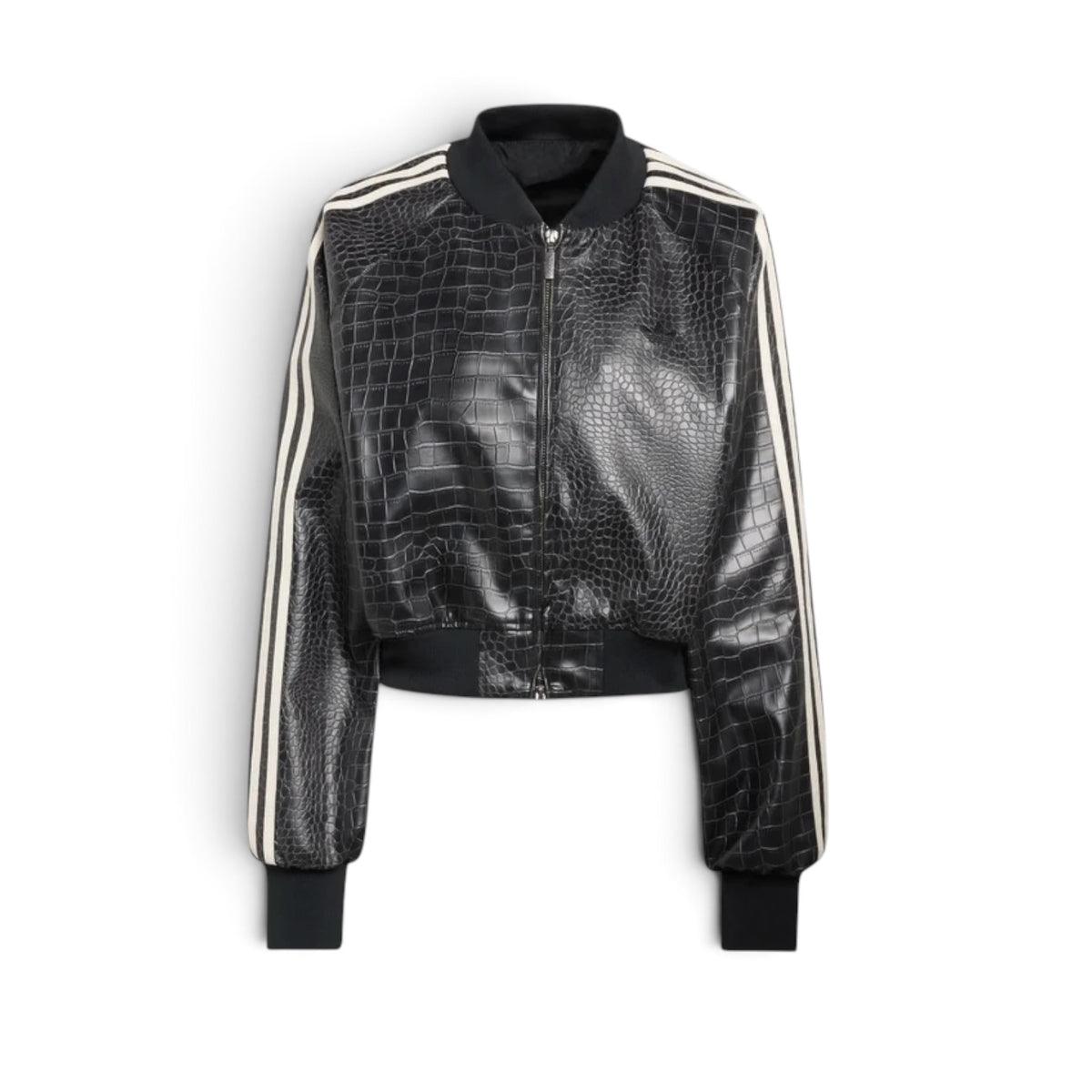 ADIDAS PLEATHER JACKET 'BLACK'