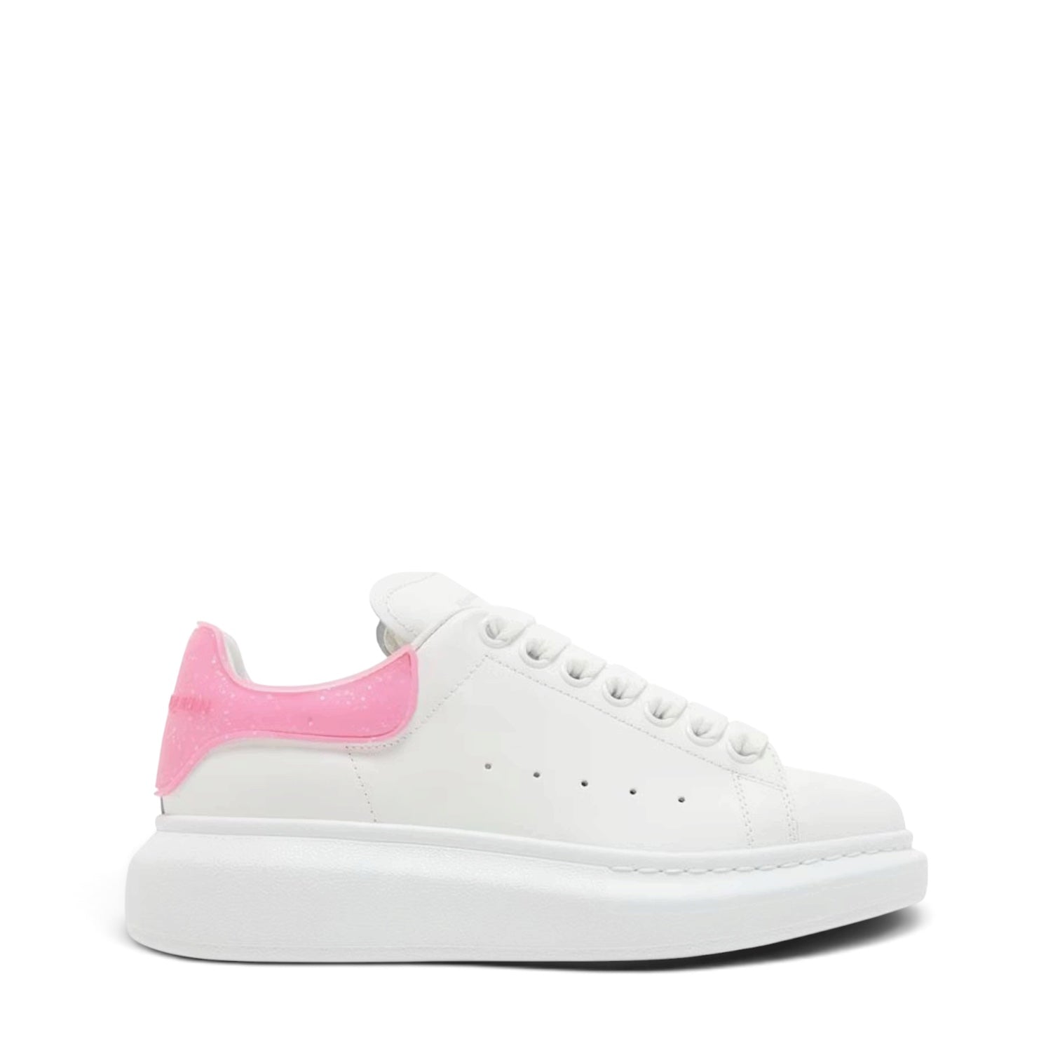 ALEXANDER MCQUEEN OVERSIZED 'PINK GLITTER WHITE'