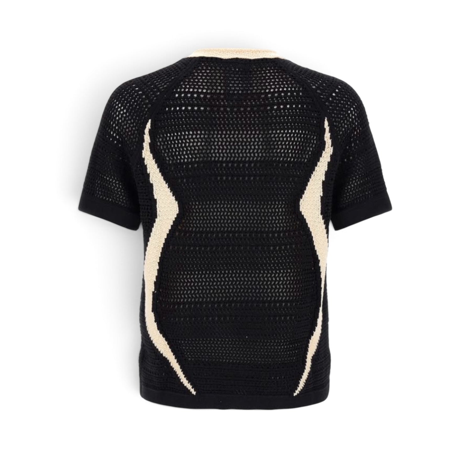 ADIDAS CLOT HALF-ZIP 'KNITTED POLO SHIRT BLACK'