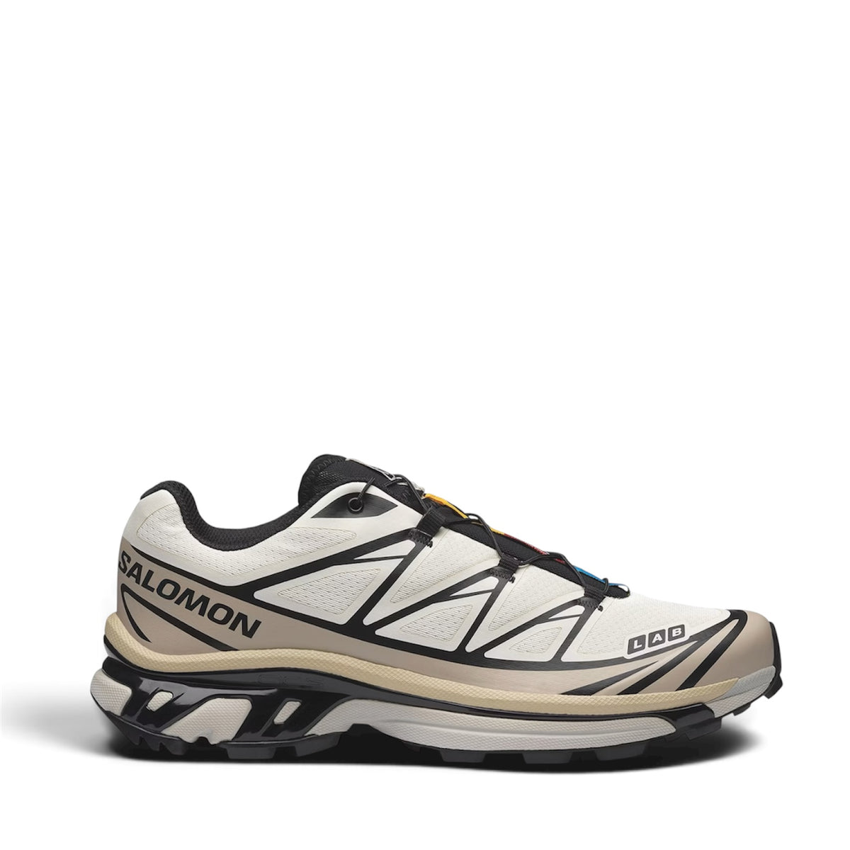 SALOMON XT-6 'GORE TEXT VANILLA ICE BLACK SILVER CLOUD'