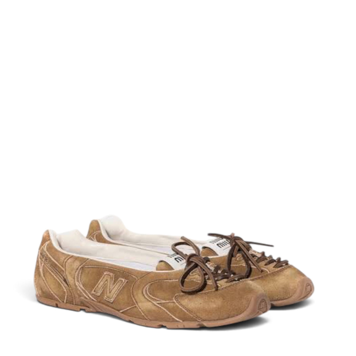 NEW BALANCE MIU MIU 530 SL´DELAVÉ SUEDE BALLERINAS'