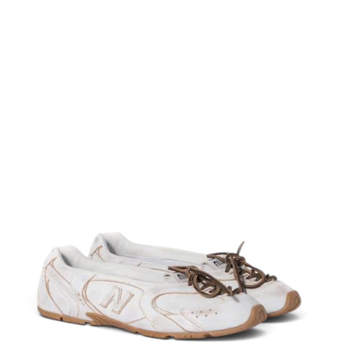 NEW BALANCE MIU MIU 530 SL 'DECÓ LEATHER BALLERINAS'