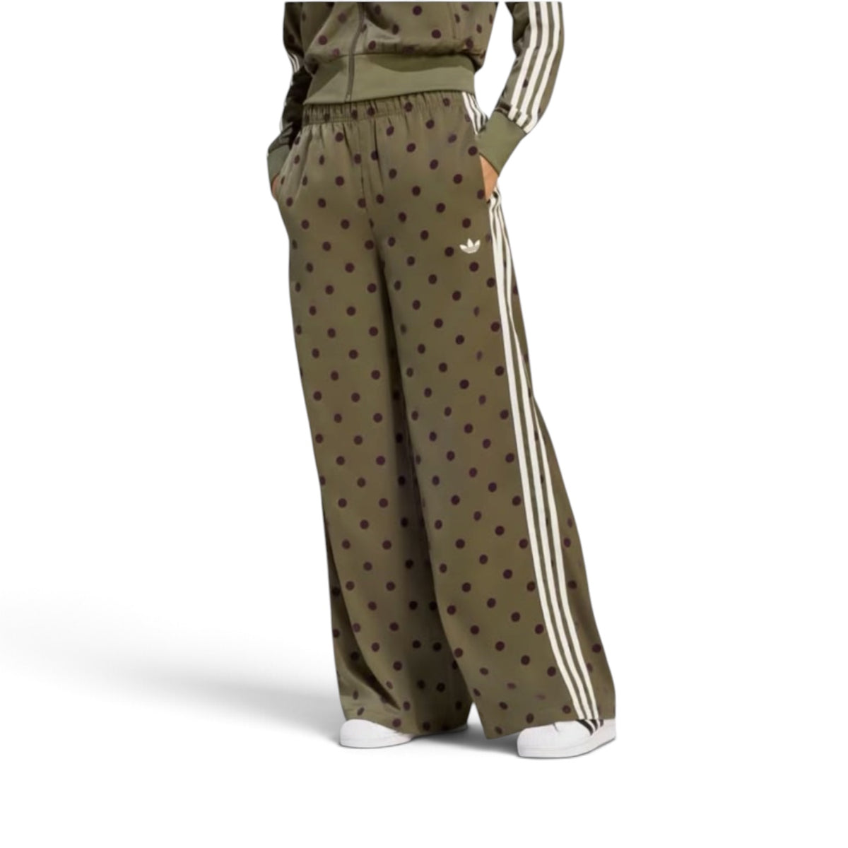 ADIDAS SET POLKA DOTS 'OLIVE BROWN'