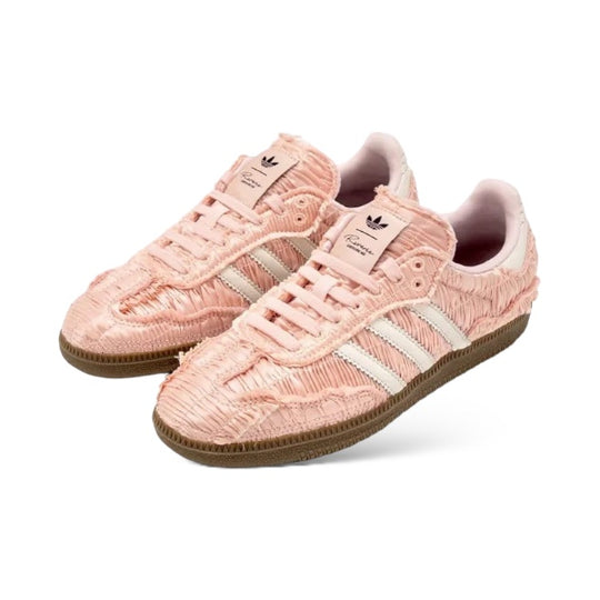 ADIDAS SAMBA 'REVERIE BY CAROLINE HÚ CLOT PINK TEXTURED SILK UPPER'