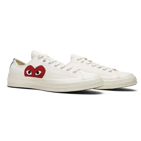CONVERSE CHUCK TAYLOR ALL STAR 70 OX 'COMMES DES GARCONS PLAY WHITE'