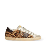 GOLDEN GOOSE SUPER STAR 'LEOPARD BROWN ICE BLACK'