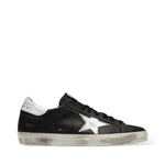 GOLDEN GOOSE SUPER STAR 'BLACK WHITE LEATHER'