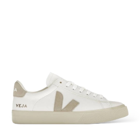 VEJA CAMPO LOW LEATHER 'EXTRA WHITE ALMOND'