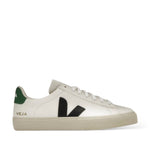 VEJA CAMPO CHROMEFREE LEATHER 'WHITE BLACK EMEURAUDE'