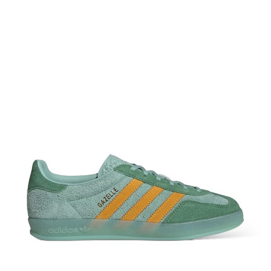 ADIDAS GAZELLE INDOOR 'HAZY GREEN CREW YELLOW'