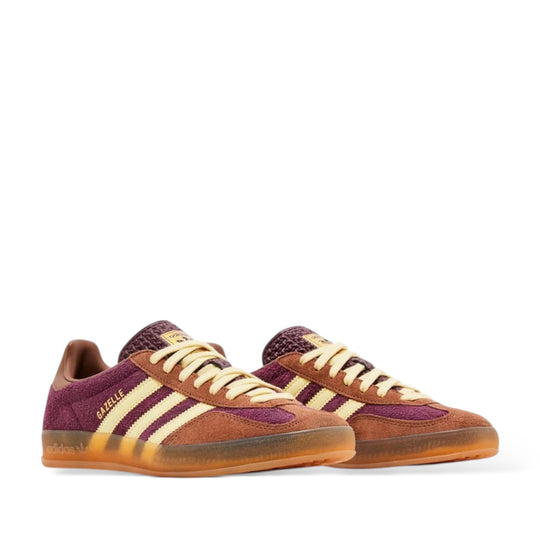 ADIDAS GAZELLE INDOOR 'MAROON ALMOST YELLOW'