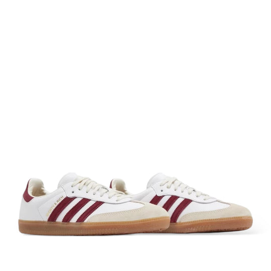 ADIDAS SAMBA 'SPORTY & RICH WHITE COLLEGIATE BURGUNDY'