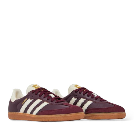 ADIDAS SAMBA OG 'MAROON GOLD METALLIC'