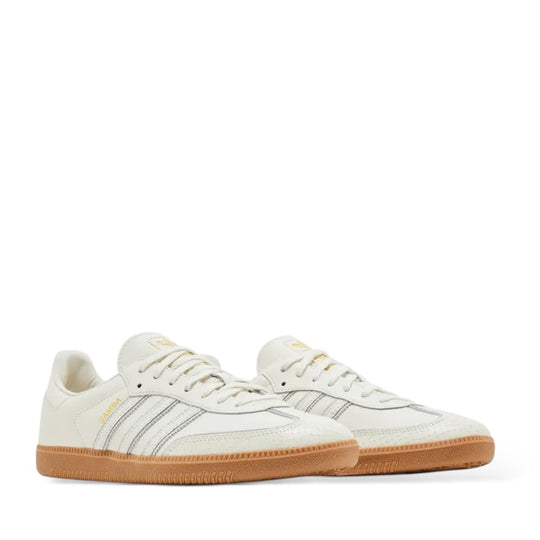 ADIDAS SAMBA 'CORE  WHITE SNAKESKIN'
