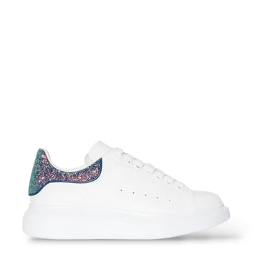 ALEXANDER MCQUEEN OVERSIZED 'WHITE DARK IRIDISCENT GLITTER'