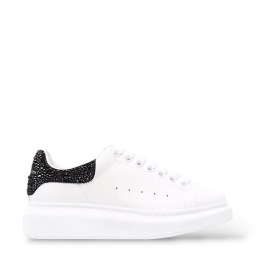 ALEXANDER MCQUEEN OVERSIZED 'WHITE BLACK GLITTER'