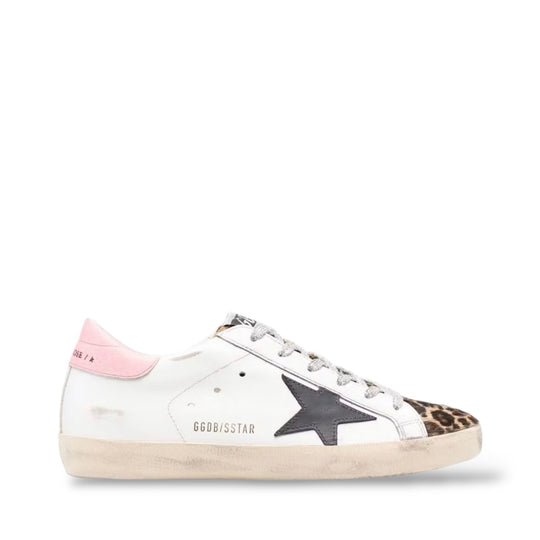 GOLDEN GOOSE SUPER STAR ' SUPER STAR PINK LEOPARD'