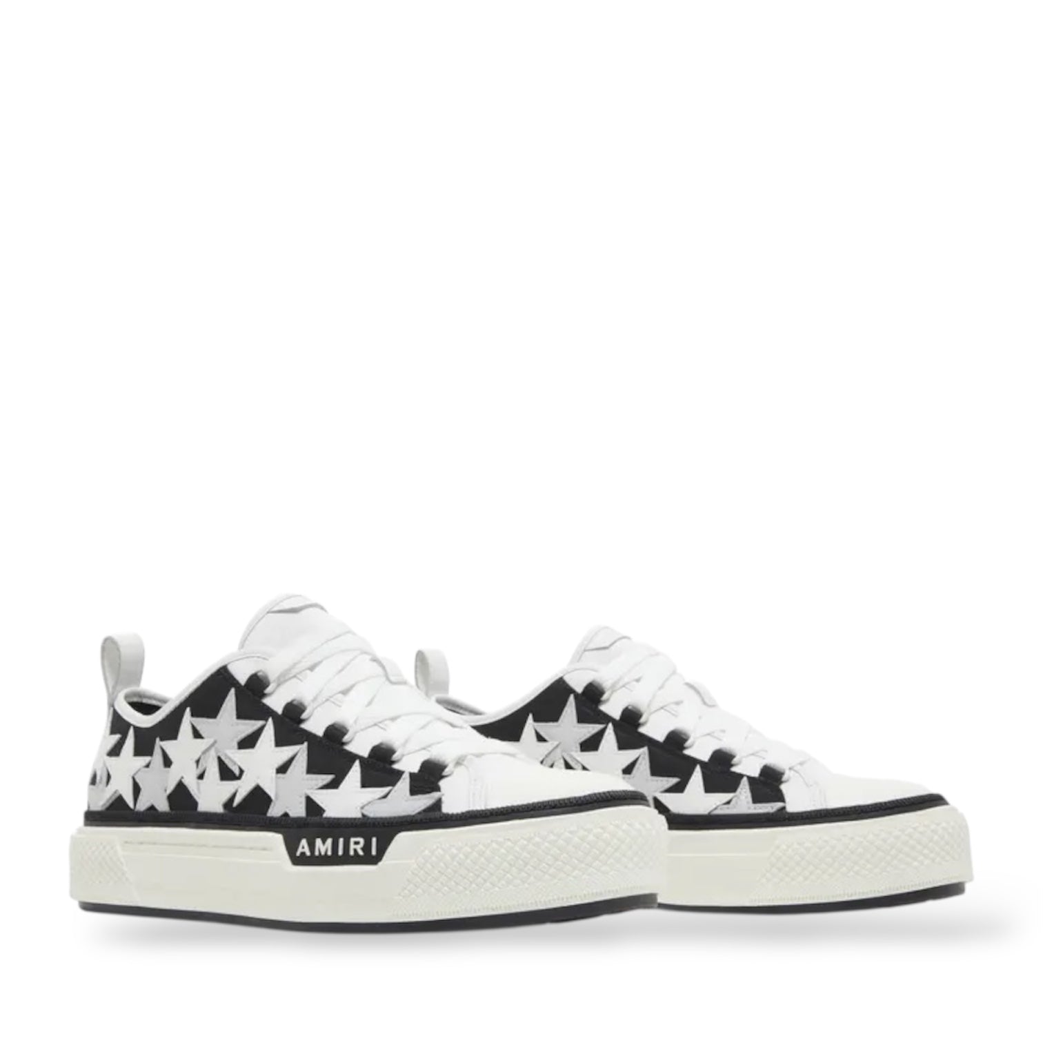 AMIRI STARS 'COURT LOW BLACK WHITE'