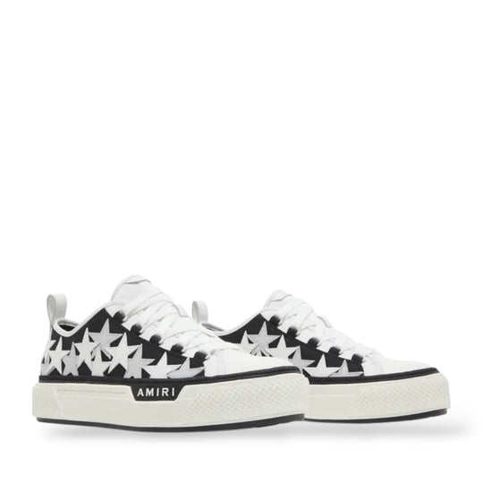 AMIRI STARS 'COURT LOW BLACK WHITE'
