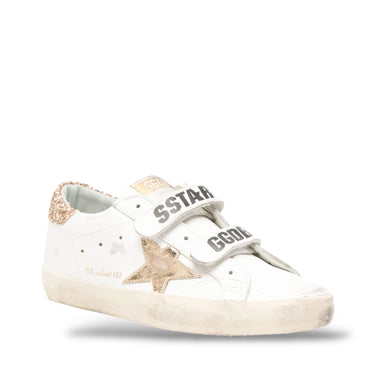GOLDEN GOOSE 'OLD SCHOOL WHITE'