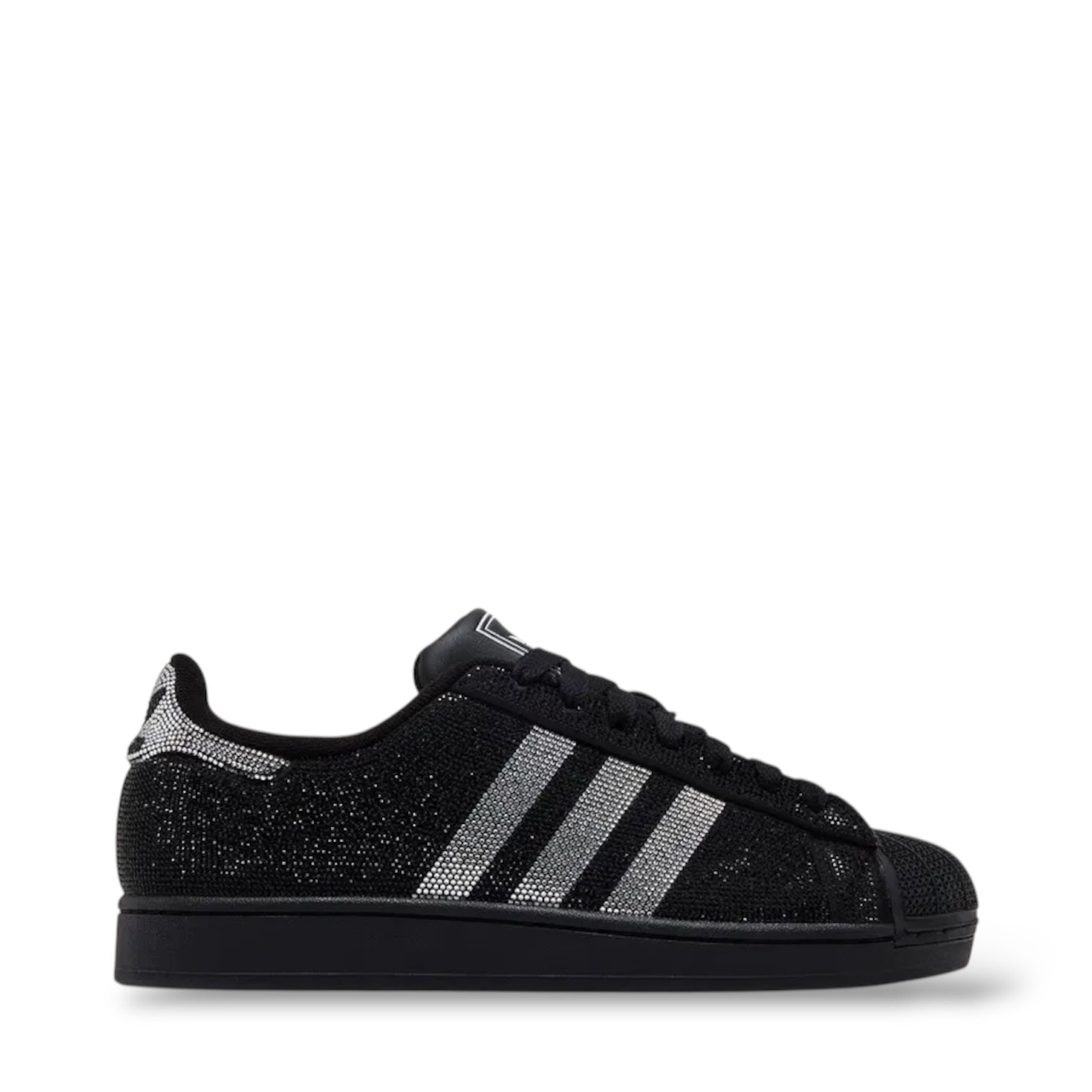 ADIDAS SUPERSTAR II RHINESTONE 'BLACK SILVER'