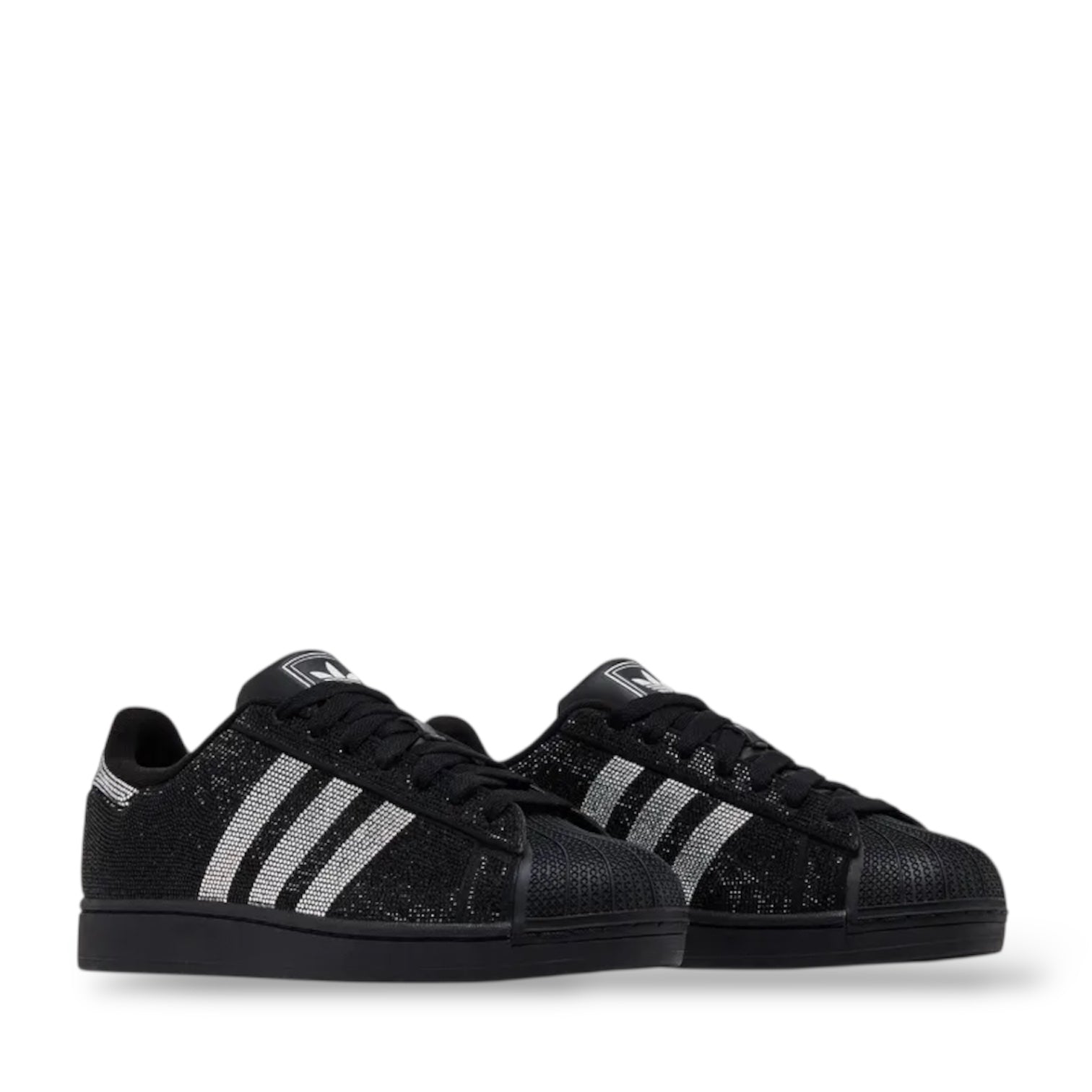 ADIDAS SUPERSTAR II RHINESTONE 'BLACK SILVER'