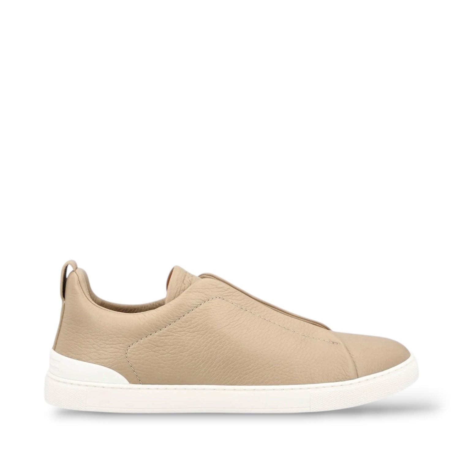 ZEGNA TRIPLE STICH 'LIGHT BROWN GRAY'