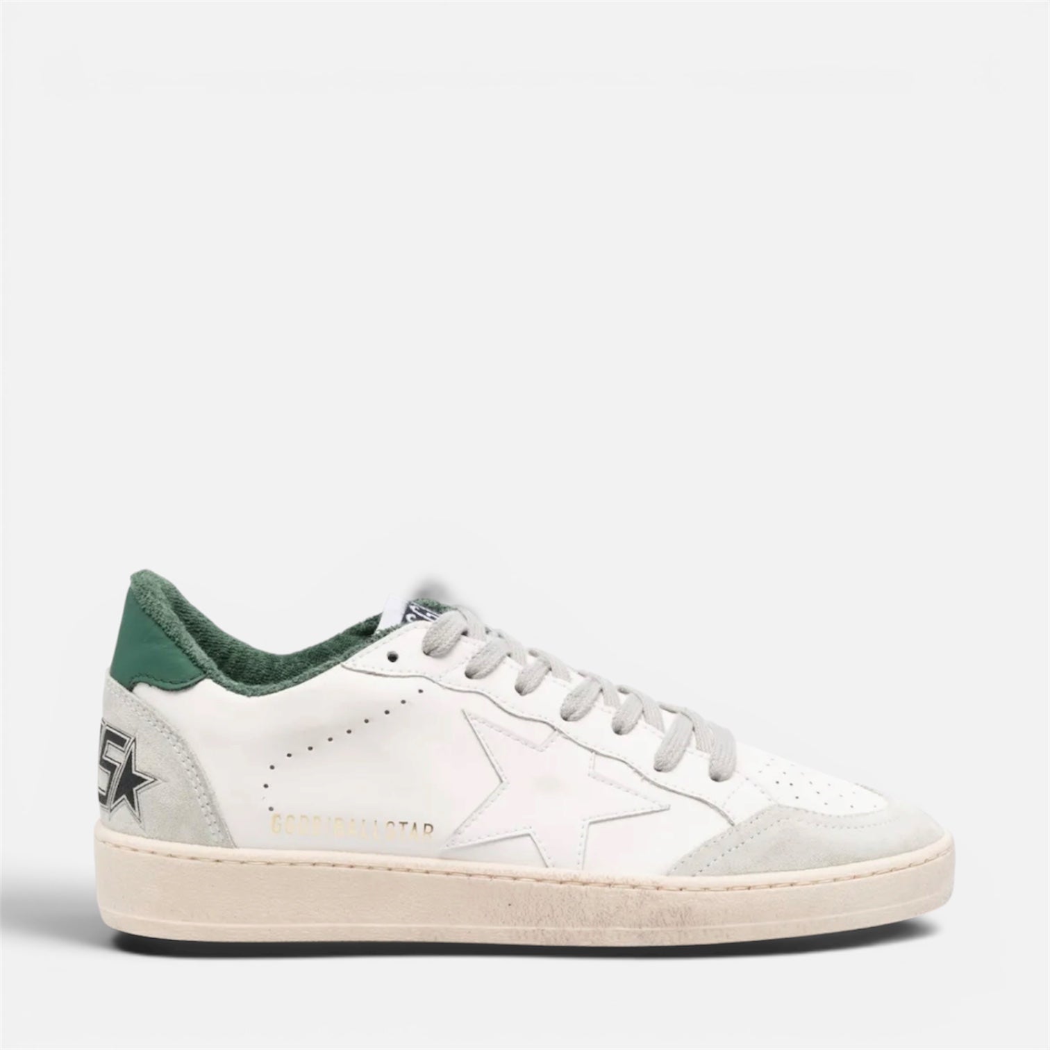 GOLDEN GOOSE BALL STAR 'GREEN WHITE'