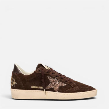 GOLDEN GOOSE BALL STAR 'BROWN GLITTER'