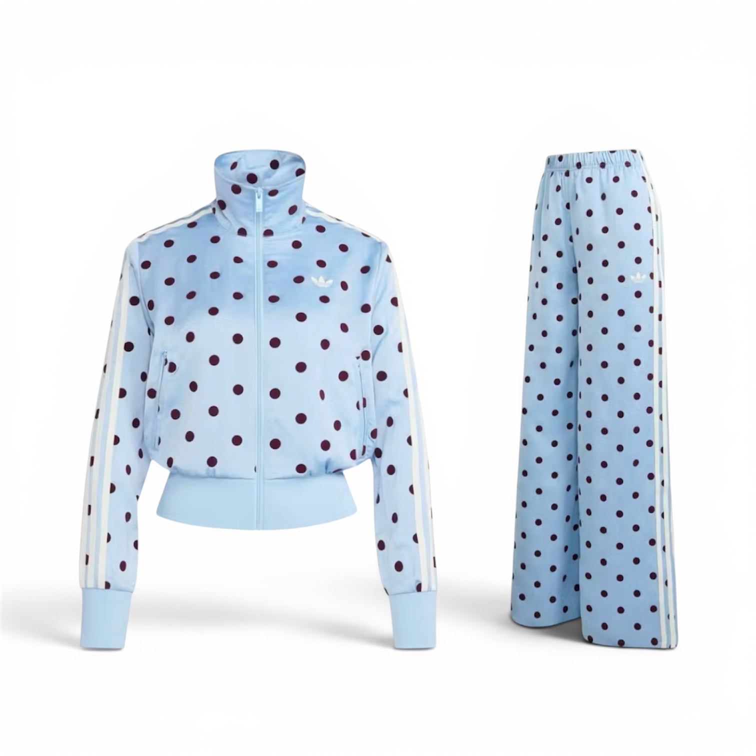 ADIDAS WOMEN SATIN 'POLKA DOT SET CLEAR SKY'