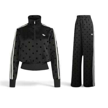 ADIDAS WOMEN SATIN 'POLKA DOT SET BLACK'