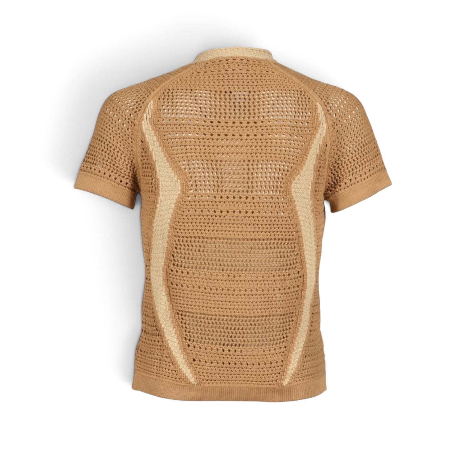 ADIDAS CLOT HALF-ZIP 'KNITTED POLO SHIRT BROWN'