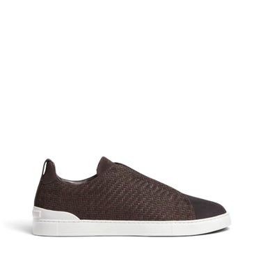 ZEGNA TRIPLE STICH 'BROWN'