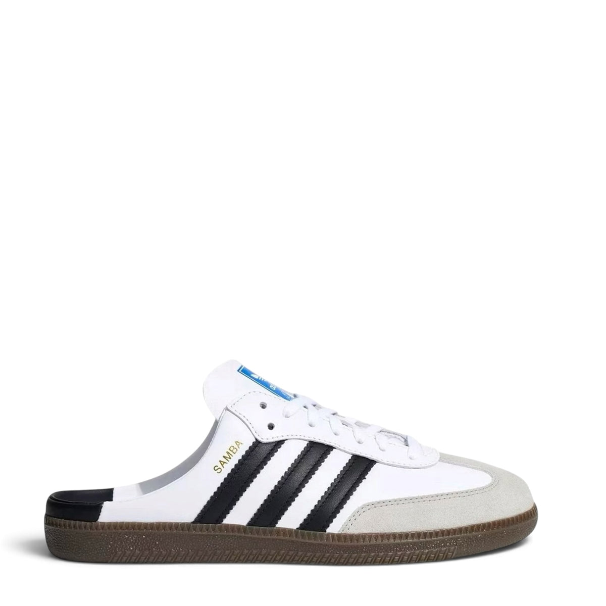 ADIDAS SAMBA MULE 'WHITE BLACK'